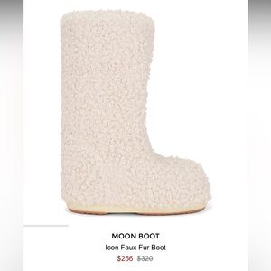 Moon Boot Cream Faux Fur Winter Boots